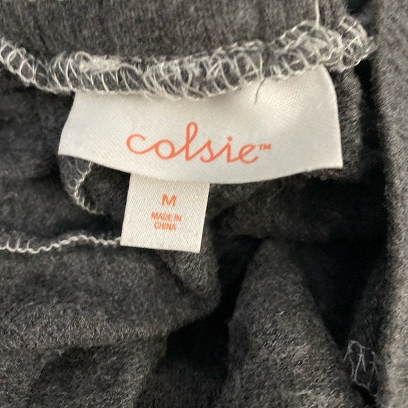 Colsie Women's French Terry Lounge Shorts With Pockets Grey Sz Medium Lo… - Picture 6 of 6